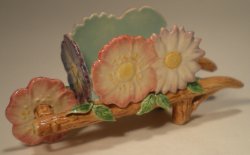 Flower Wheelbarrel Jardinare by Dominique Levy