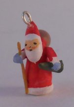 Little Santa Ornament by Erzgebirgische Miniaturen