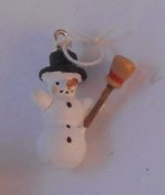 Little Snowman Ornament Erzgebirgische Miniaturen