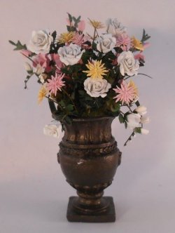 Pink,White and Yellow Arrangement by Artistic Florals
