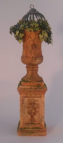 Ivy Pedestal w/Spear by Cea's Garden