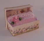 Guest Towel in Box Pink by Sara's Miniatures