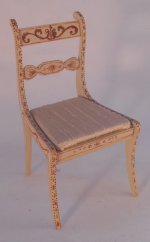 Painted Chair by Keith Bougourd