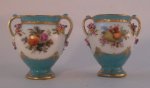 Dresden Floral Double Handled Urn Left Side by Joachim Kuhner