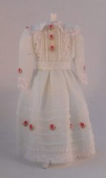 Embroidered Dress on Manniquin by Christine Lourier