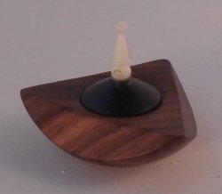 Triangle Covered Box w/Ivory Detail by Hermann Straeten