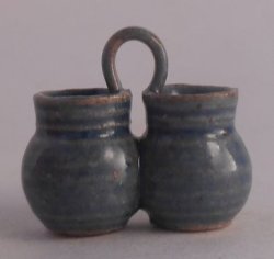 Double Jar Blue by Elisabeth Causeret #A