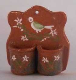 Reginal Bird Wall Pocket by Elisabeth Causeret