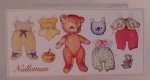 Paper Dolls Teddy Bear by Gerd Carlsson