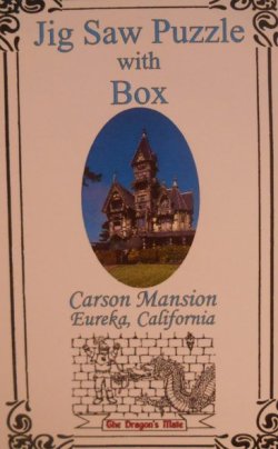 Jig Saw Puzzle in Box Kit Carson Mansion by Dragonfly