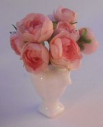 Pink Roses in Vase by Gosia Suchodolska