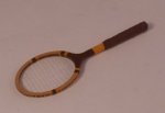 Tennis Racket Burgandy by Truly Scrumptious