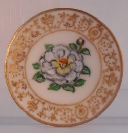 Emmett Barnes Camellia Plate by Christopher Whitford