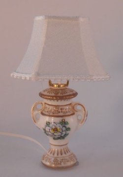 Emmett Barnes Camellia Lamp by Christopher Whitford