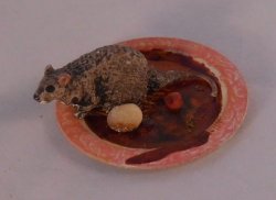 Rat on Plate by David Ward