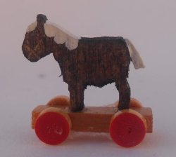 Pull Toy #12 Horse by Erzgebirgische Miniaturen