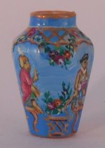 Monkey Meissen Musician Vase by Christopher Whitford