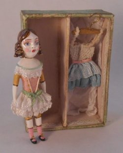 Doll with Extra Clothes #1 by Gale Elena Bantock