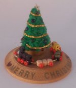 Tree with Train by Rothenburg Village