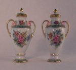 Covered Urn Meisson Flowers #A by Miyuki Nagashima