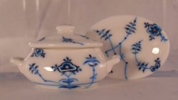 Danish Modern Oval Tureen w/Tray by Christopher Whitford