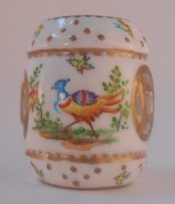 Exotic Bird Garden Seat by Christopher Whitford