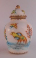 Exotic Bird Temple Jar by Christopher Whitford