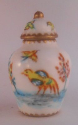 Exotic Bird Temple Jar by Christopher Whitford