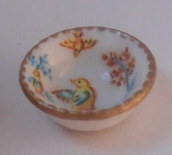 Exotic Bird Soup Bowl by Christopher Whitford