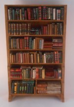 Bookcase Wide by Rika Miniatures