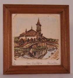 Florence Italy Hand Tinted Engraving #7 Paola Ojeda