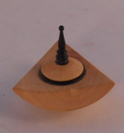 Triangle Covered Box w/Ebony Detail by Hermann Straeten