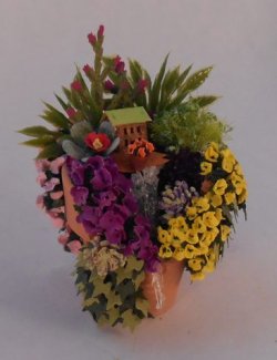 Fairy Garden Pot #4 by Cea's Garden