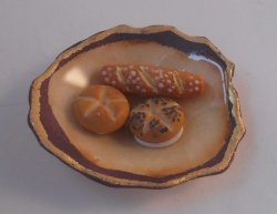Rustic Bread Plate by Tiny Ceramics