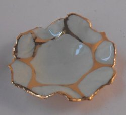 Turtleback Plate by Tiny Ceramics