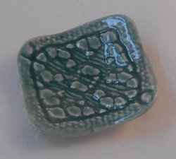 William Morris Garden Plate #2 by Tiny Ceramics