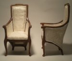 Art Nouveau Uphosterd Arm Chair by Taller-Targioni