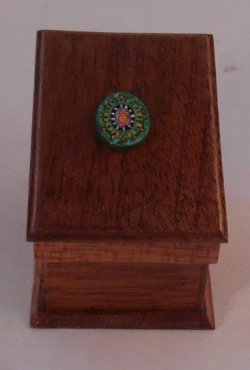 Plate Presentation Box Flower Check by Christopher Whitford