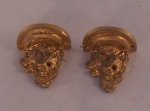 Gold Wall Shelves Pair #D