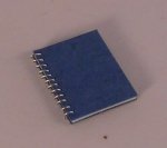 Note Book Blue by Atdlanta