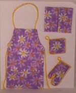 Kitchen Set Daisy Purple #G
