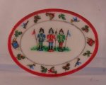 Nutcracker Suite Oval Tray by Christopher Whitford