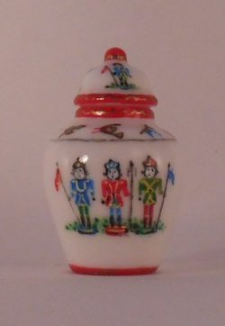 Nutcracker Suite Temple Jar by Christopher Whitford