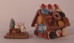 Porcelain Gingerbread House Surprise Box by Jinko Yamazaki