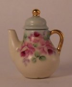 Old Fachion Rose Coffee Pot by Deborah McKnight *estate*