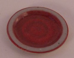 Red Plate by Elisabeth Causeret