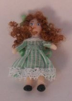 Doll in Stripe Dress by PQF