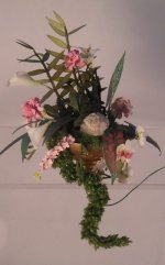 Floral Arrangement in David Ward Urn by Christine Dell'Anna