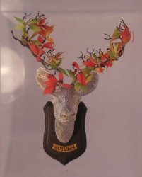 Four Seasons Deer Trophy Autumn by Studio V