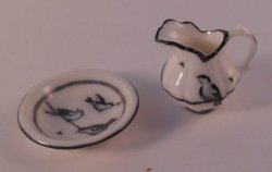 Florence Pitcher & Bowl by Christopher Whitford